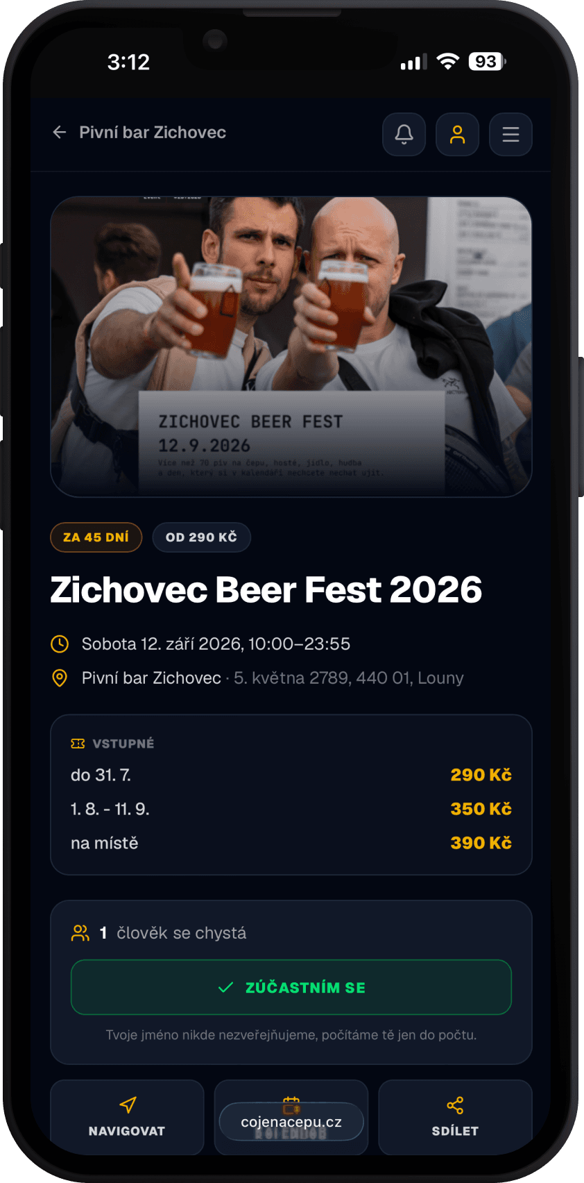 Akce, které se naplní samy